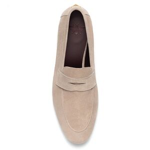 Bougeotte almond-toe suede penny loafers, 38